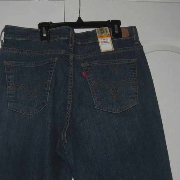 NWT LEVI’S Perfectly Slimming Boot Cut 512 Jeans Size 14 Short - Picture 4 of 7